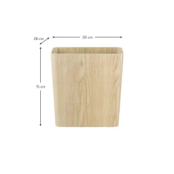 Papelera De Madera Wilo