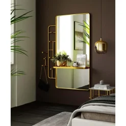 Perchero De Pared Con Espejo Tristan