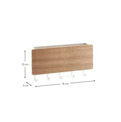 Perchero De Pared Con Parte Trasera Magnetica Rin