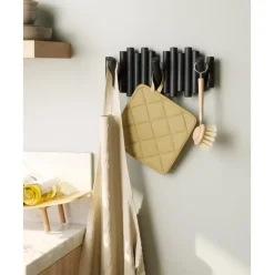 Perchero De Pared De Madera De Pino Picket