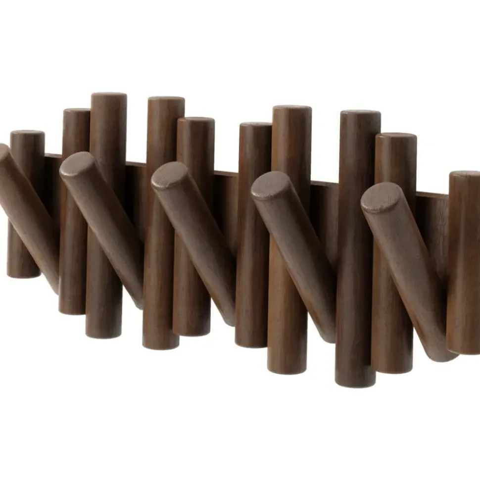 Perchero De Pared De Madera De Pino Picket