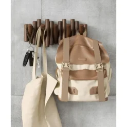 Perchero De Pared De Madera De Pino Picket