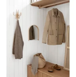 Perchero De Pared De Madera De Roble Woody