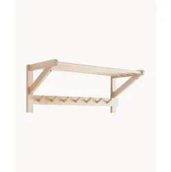 Perchero De Pared De Madera De Pino Cole