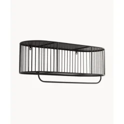 Perchero De Pared De Metal Con Estante London