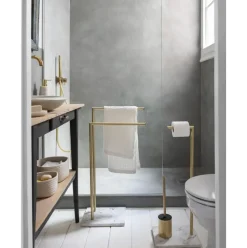 Portarrollos Con Escobilla De Bano Albany