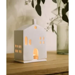 Portavela De Porcelana Living