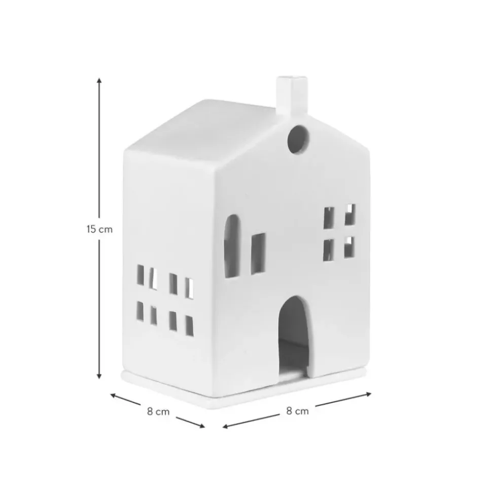 Portavela De Porcelana Living