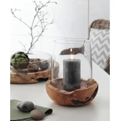 Portavelas Artesanal Terra