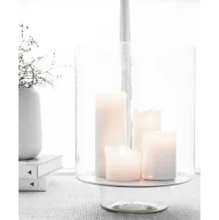 Portavelas Grande De Vidrio Classic