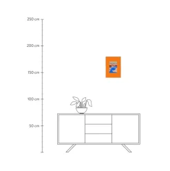 Poster Orange Landscape