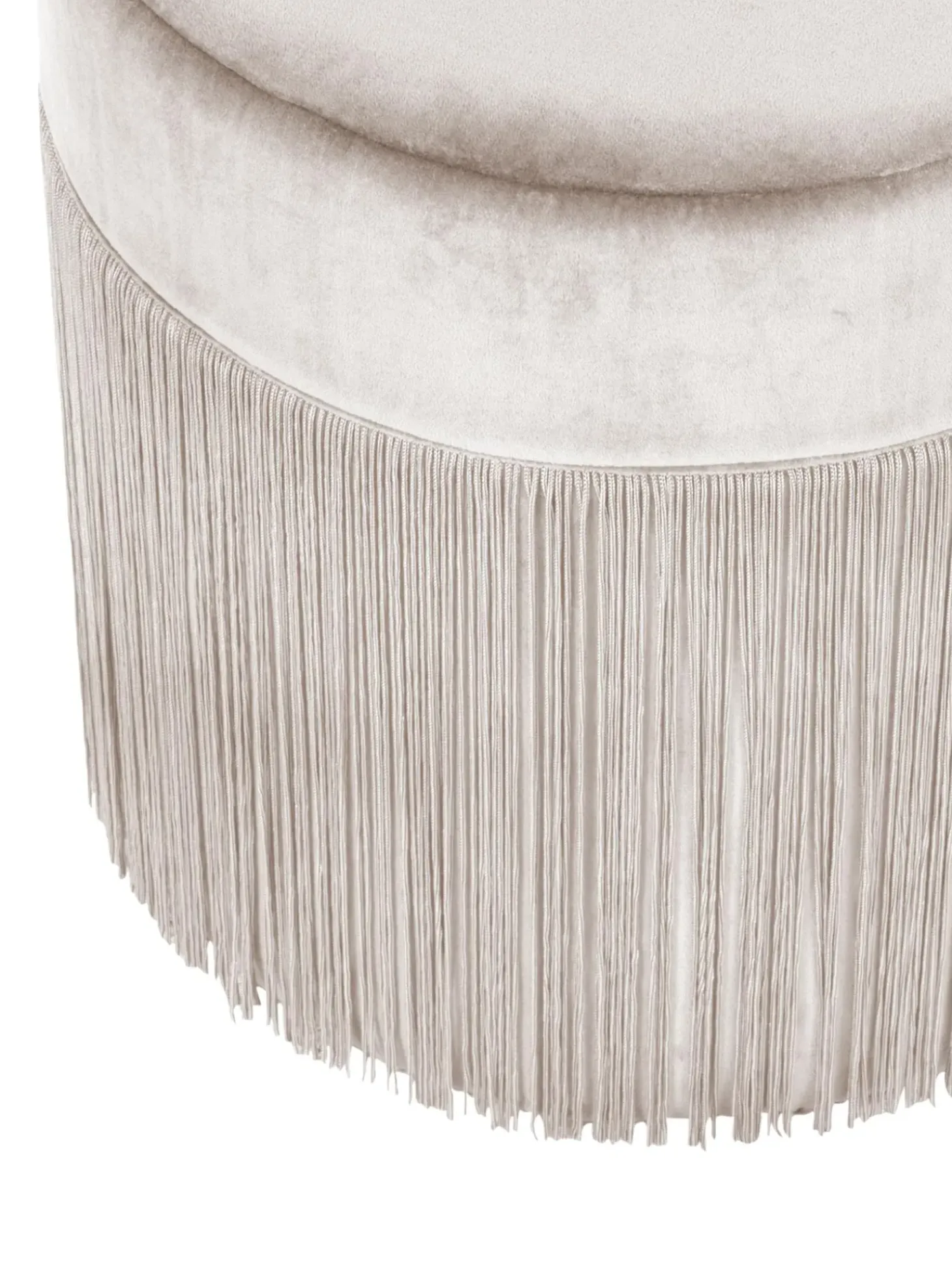 Puf Con Flecos Adriana