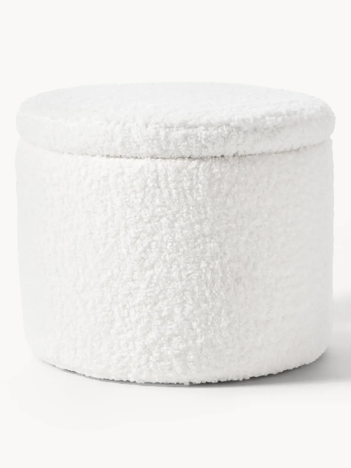 Puf De Borreguillo Alida, Con Espacio De Almacenamiento