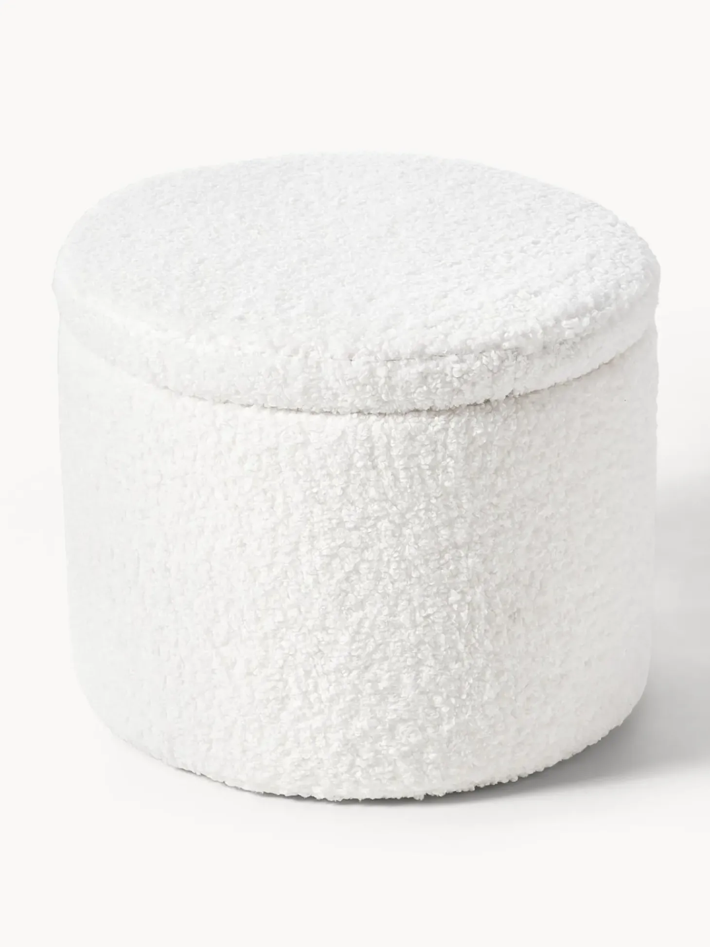 Puf De Borreguillo Alida, Con Espacio De Almacenamiento