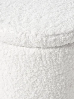 Puf De Borreguillo Alida, Con Espacio De Almacenamiento