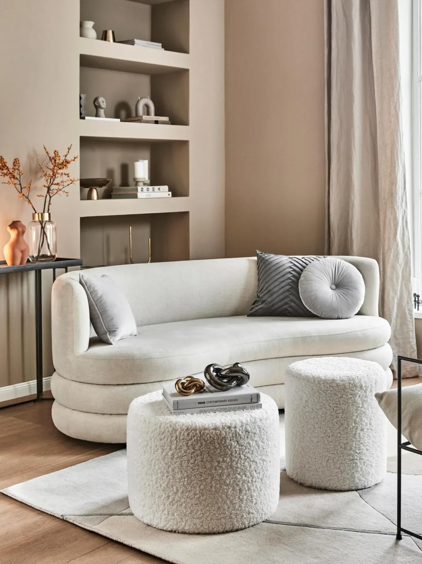 Puf De Borreguillo Daisy