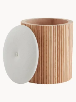 Puf De Madera Darwin, Con Espacio De Almacenamiento