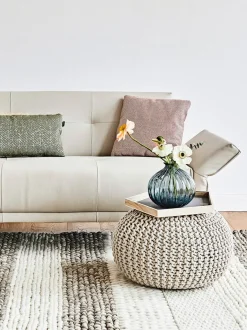 Puf De Punto Artesanal Dori