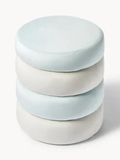 Puf De Terciopelo Alto