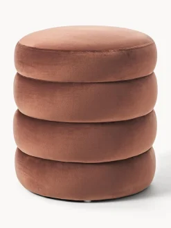 Puf De Terciopelo Alto
