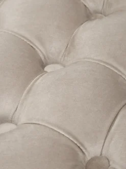 Puf De Terciopelo Chiara, Con Espacio De Almacenamiento