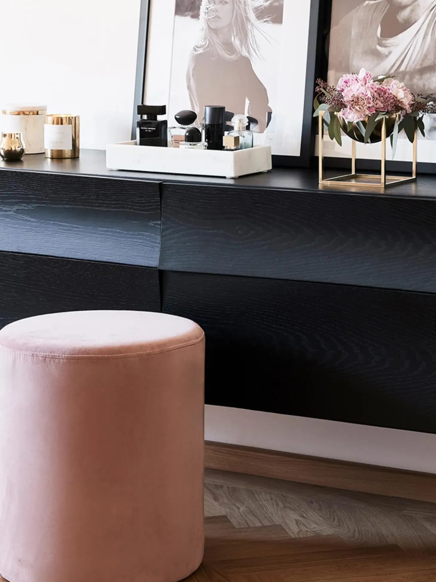 Puf De Terciopelo Daisy