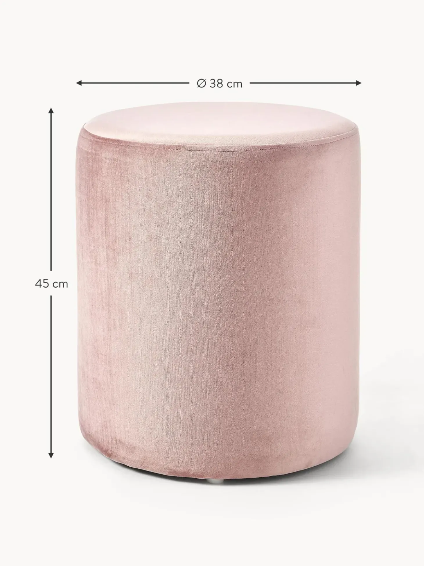 Puf De Terciopelo Daisy