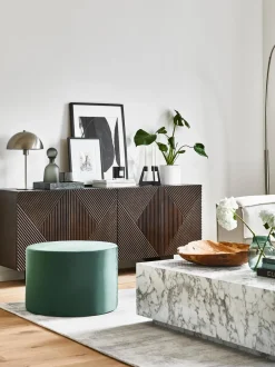 Puf De Terciopelo Daisy