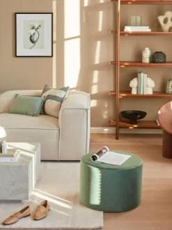 Puf De Terciopelo Daisy