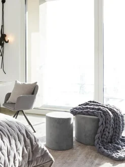 Puf De Terciopelo Daisy