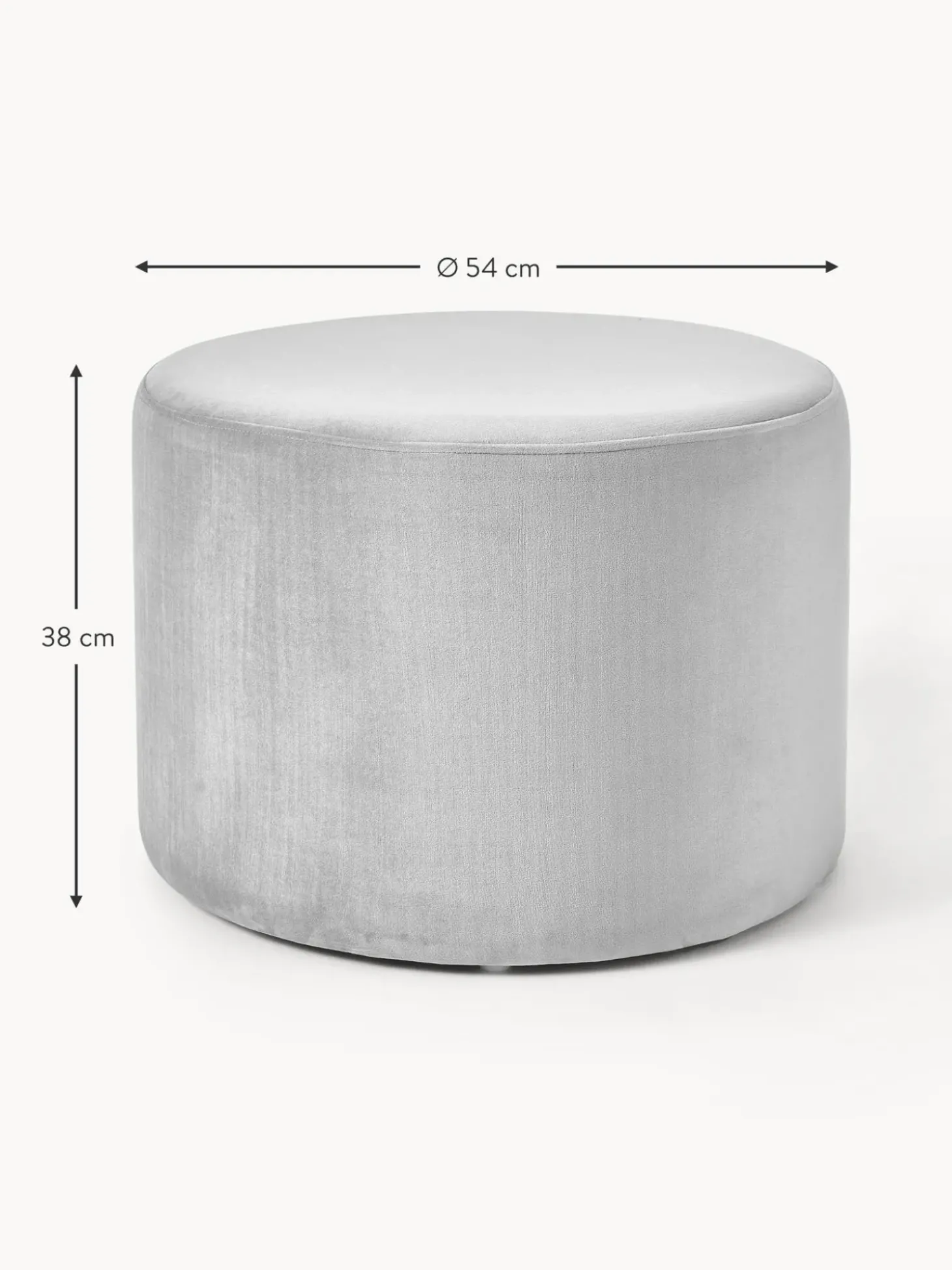 Puf De Terciopelo Daisy