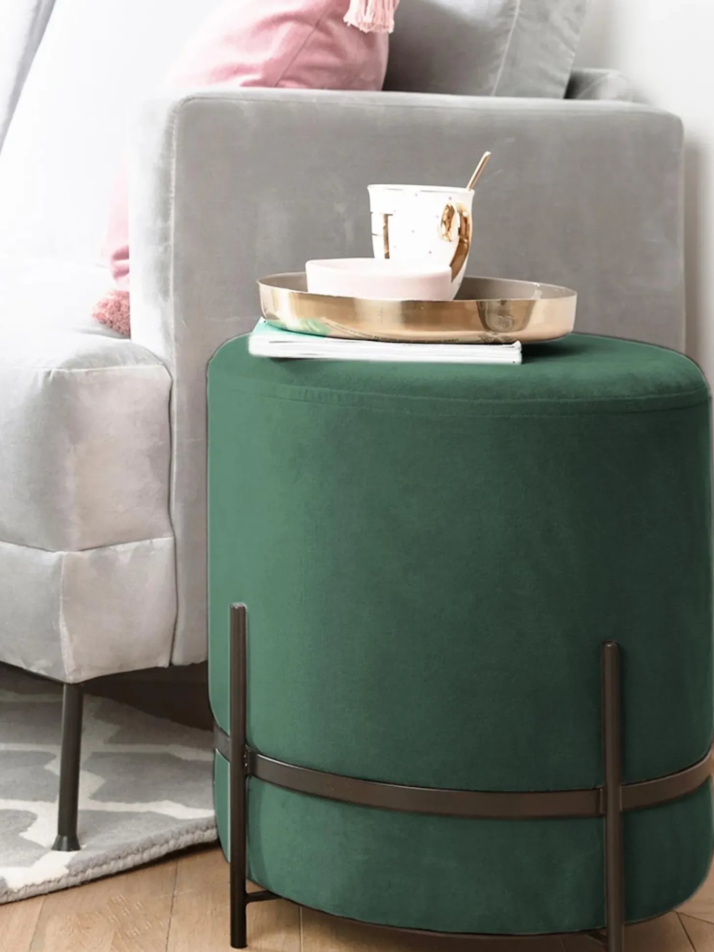 Puf De Terciopelo Haven