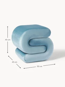 Puf De Terciopelo Merle