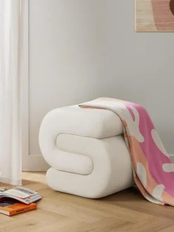 Puf De Terciopelo Merle