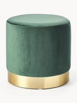 Puf De Terciopelo Orchid