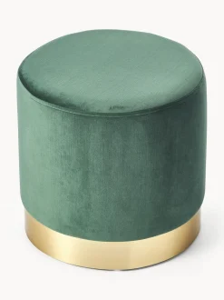 Puf De Terciopelo Orchid