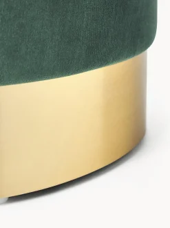 Puf De Terciopelo Orchid