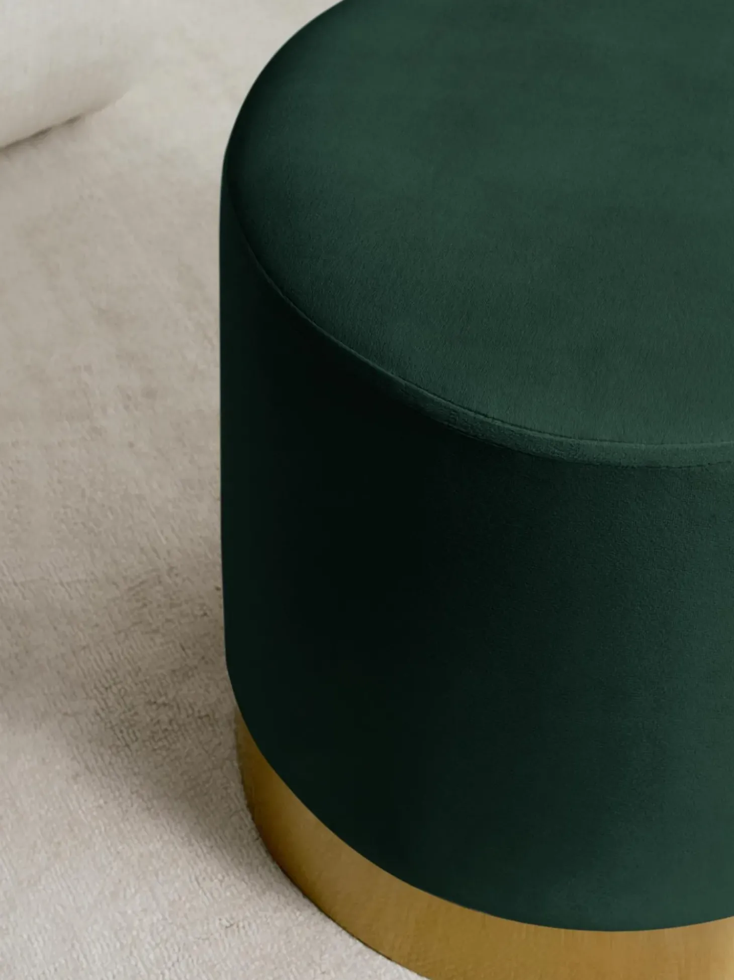 Puf De Terciopelo Orchid