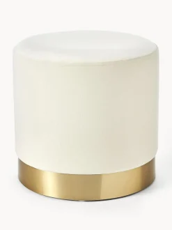 Puf De Terciopelo Orchid