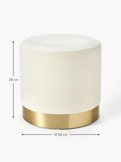 Puf De Terciopelo Orchid