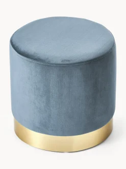 Puf De Terciopelo Orchid