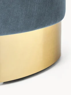 Puf De Terciopelo Orchid