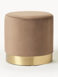 Puf De Terciopelo Orchid