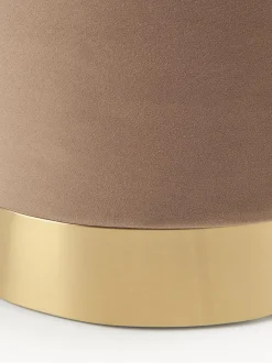 Puf De Terciopelo Orchid