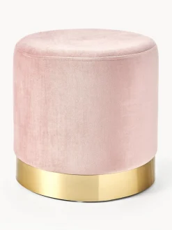 Puf De Terciopelo Orchid