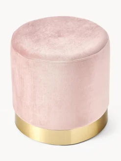 Puf De Terciopelo Orchid