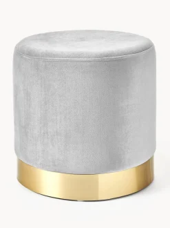 Puf De Terciopelo Orchid