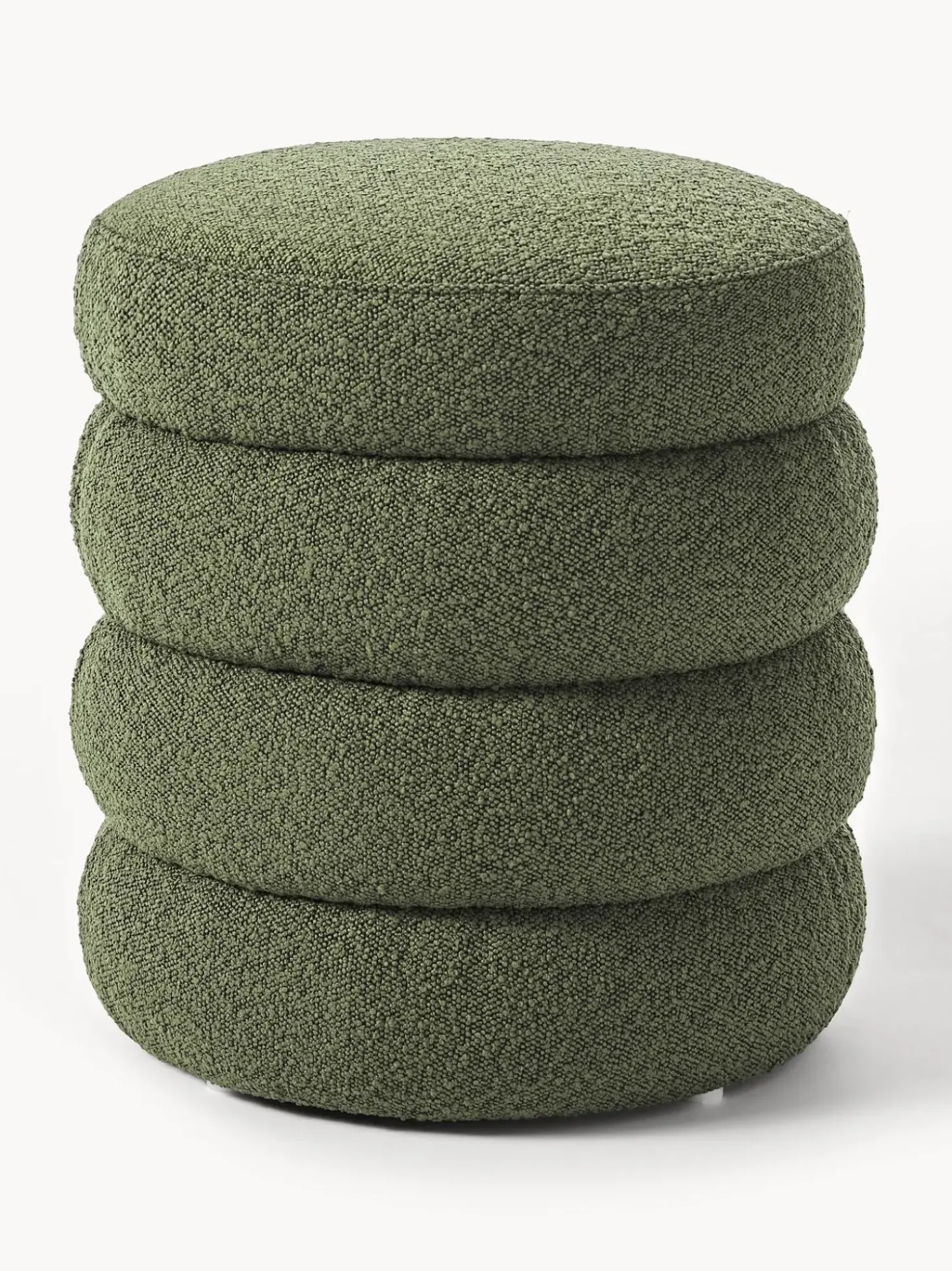 Puf En Tejido Boucle Alto