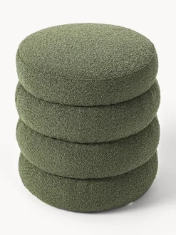 Puf En Tejido Boucle Alto