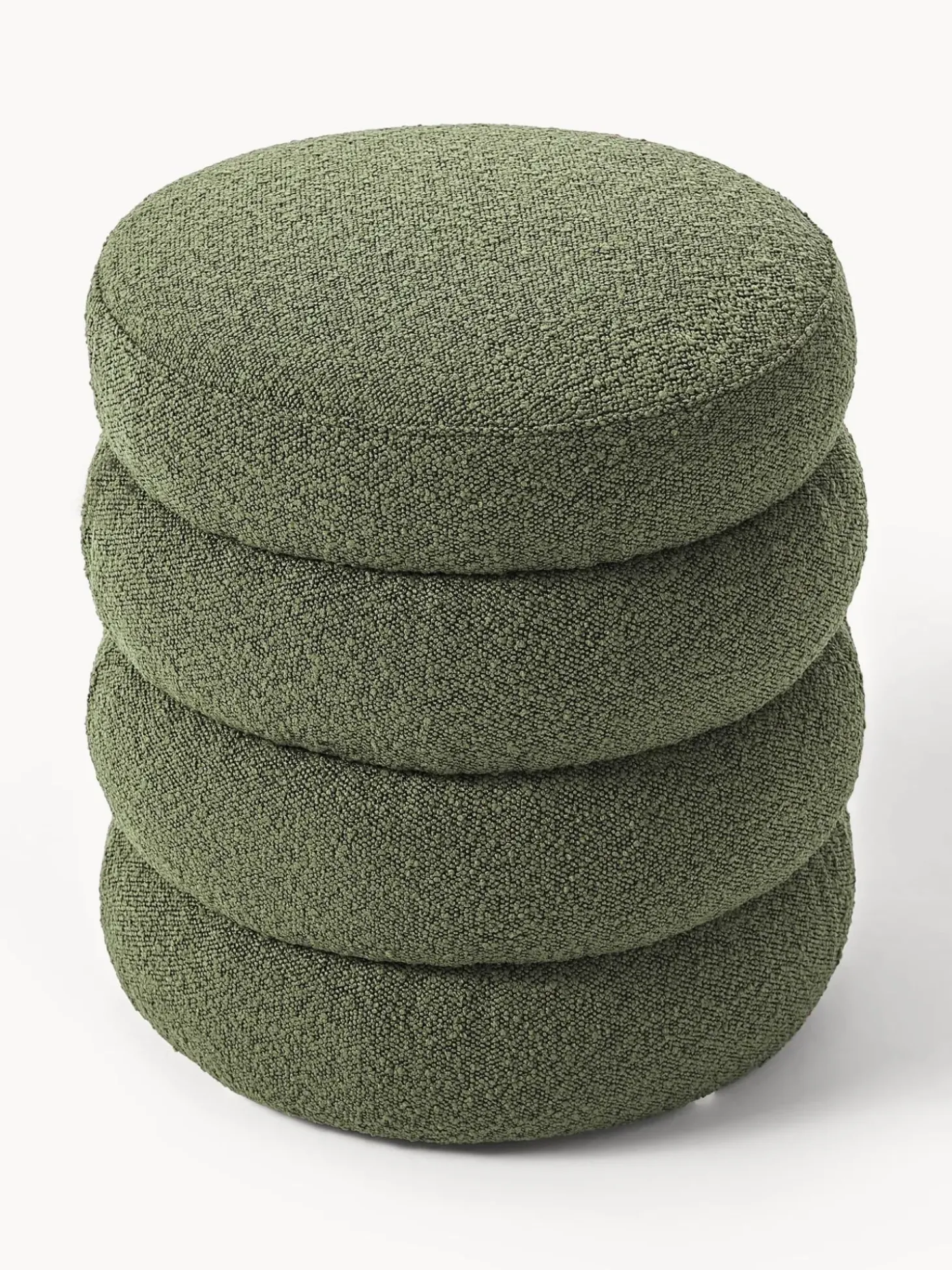 Puf En Tejido Boucle Alto
